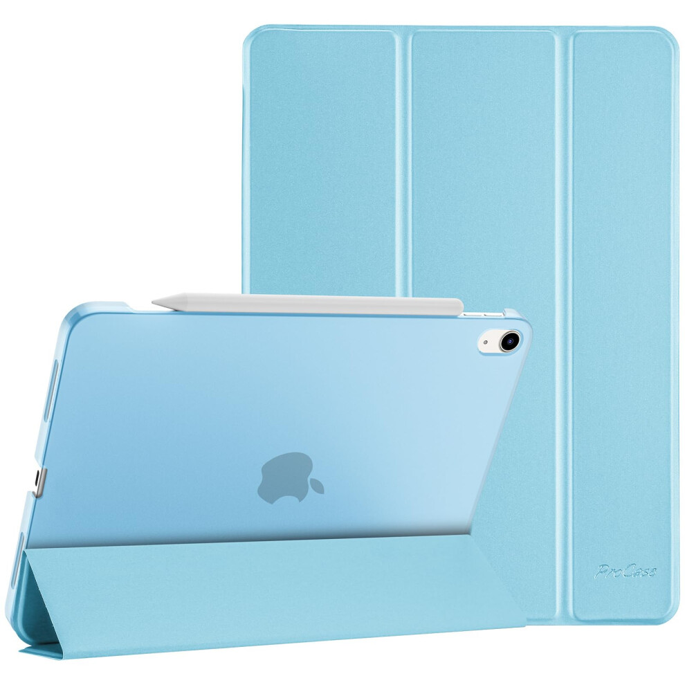 Procase Smart Case For Ipad Air 11-Inch M3 2025/M2 2024/10.9" Air 5Th 4Th 2022 2020, Protective Cover For Ipad Air 5 4 -Sky 5051221726502