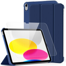 CACOE Case for iPad A16 11th/10th Generation(2025/2022) with Screen Protector 11/10.9 inch - Full Protective Tablet Cover for iPad 11/10 Gen, Sea Blue