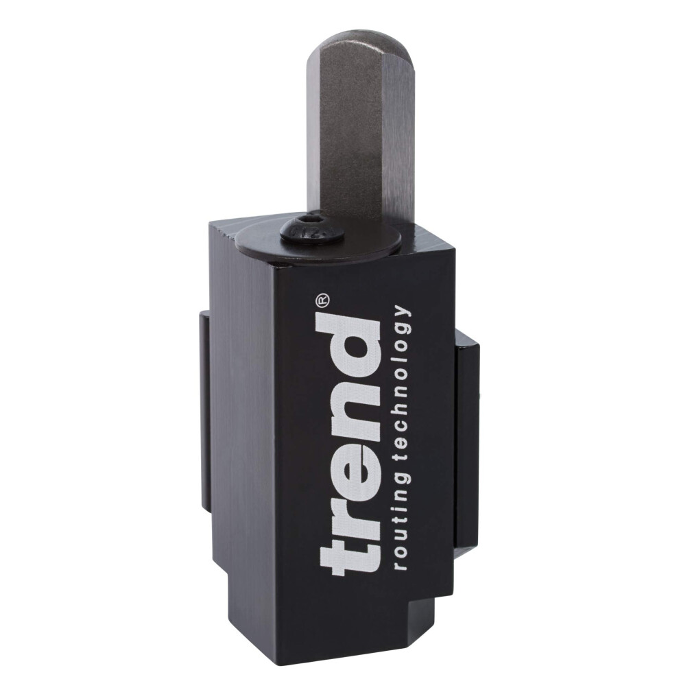 Trend Hinge Recess Squaring Corner Chisel, Quickly Square Up Rounded Corners, C/Chisel 70Mm, Black