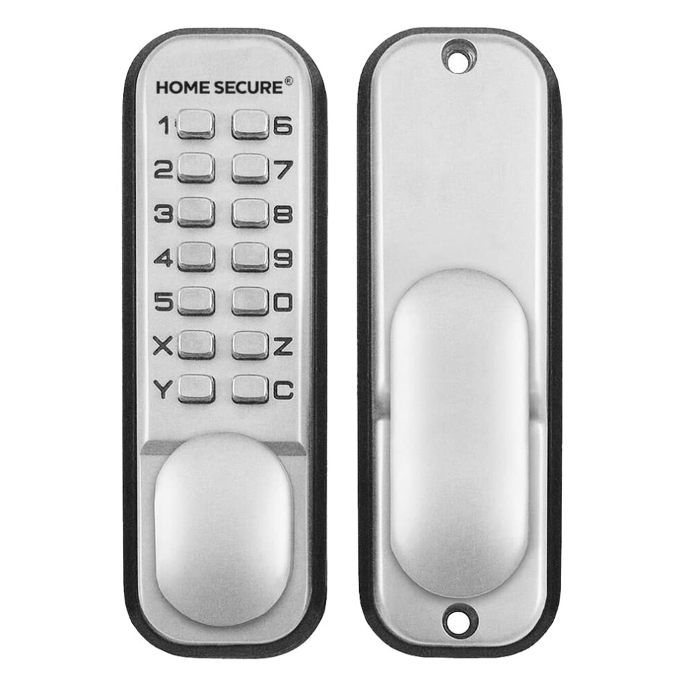 Home Secure? Keyless Mechanical Code Door Lock ? Push Button Combination Door Lock For Internal & External Doors, Reversible Left Or Right, 5051222396643