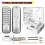 Home Secure? Keyless Mechanical Code Door Lock ? Push Button Combination Door Lock for Internal & External Doors, Reversible Left or Right, 3