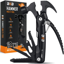 BIIB Gifts for Men, 13 in 1 Multitool Camping Accessories, Valentines Gifts for Him, Mens Gifts for Dad Birthday Presents, Gadgets for Men Hand Tools