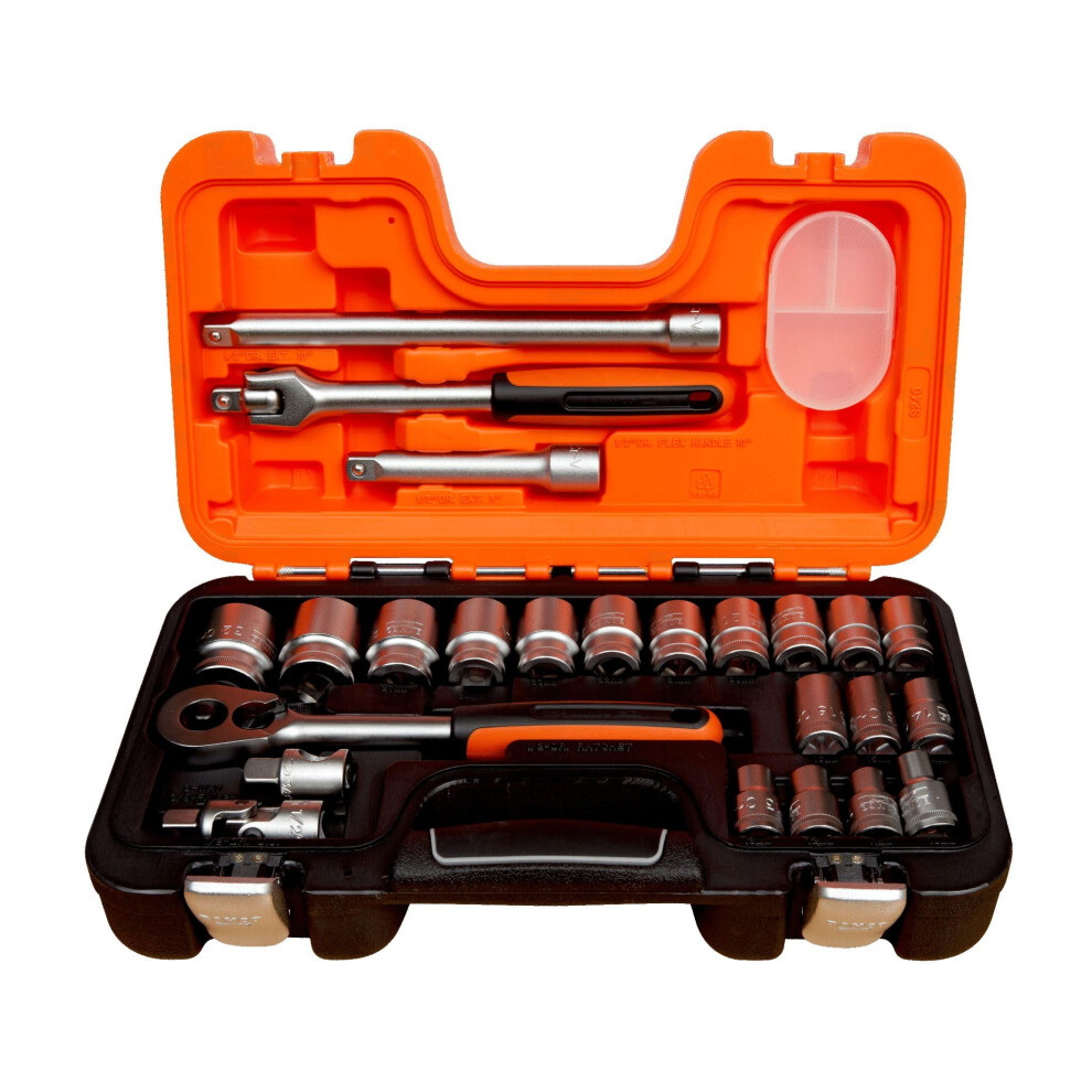 Bahco S240 1/2? Drive 24 Piece Metric Socket Set 10 ? 32Mm
