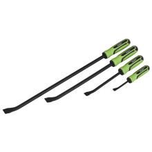Siegen by Sealey 4pc Heavy-Duty Angled Pry Bar Set with Hammer Cap - S01138