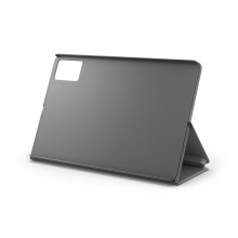 Lenovo Folio Case for Idea Tab | Polyurethane + Polycarbonate, Impact Protection, Integrated Pen Holder, Convertible Stand - Luna Grey Colour