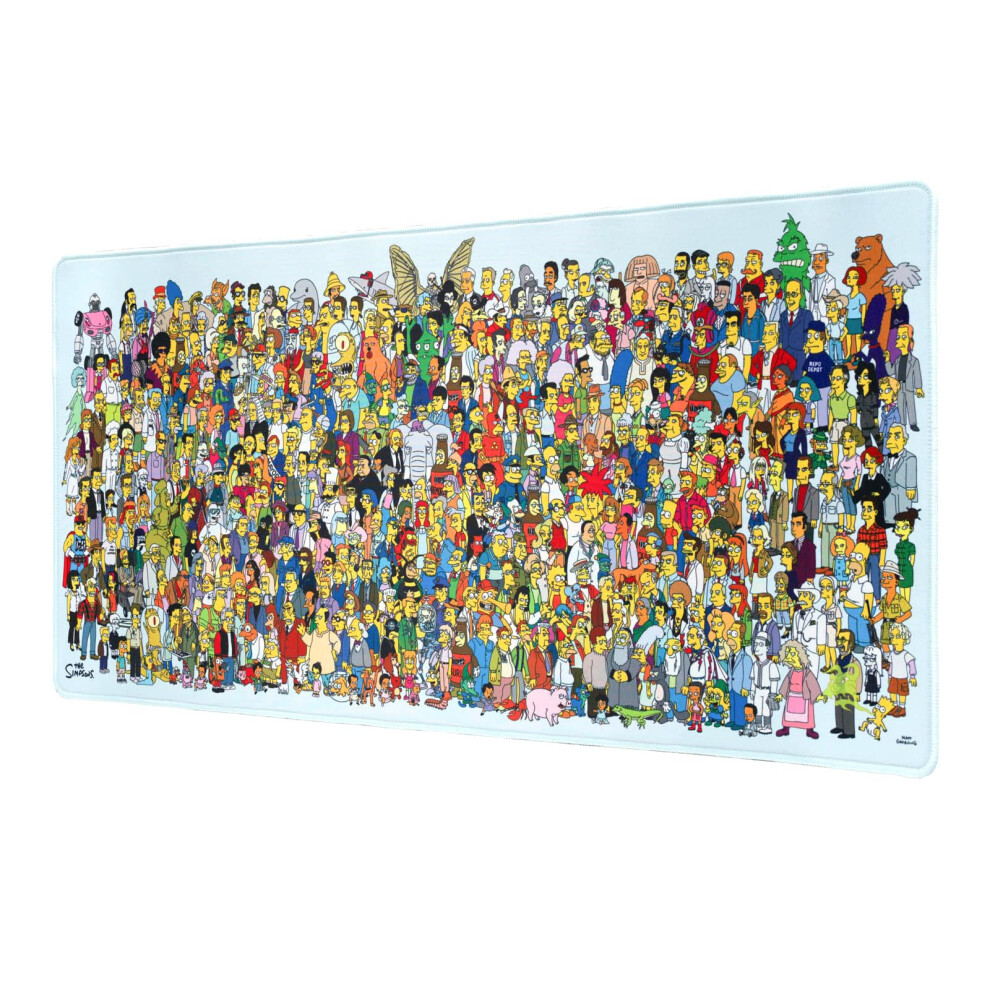 Grupo Erik Xxl Mouse Pad - The Simpsons Gifts | Gaming Desk Mat 31.5 X 13.8 Inches, Non-Slip Rubber Keyboard & Mouse Mat Large | Gaming Gifts Gamer 5051221731254