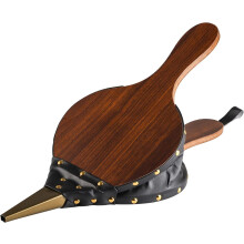 Tebery 17" x 7.5" Wooden Bellows, Lighter Fireplace Blower, Brown