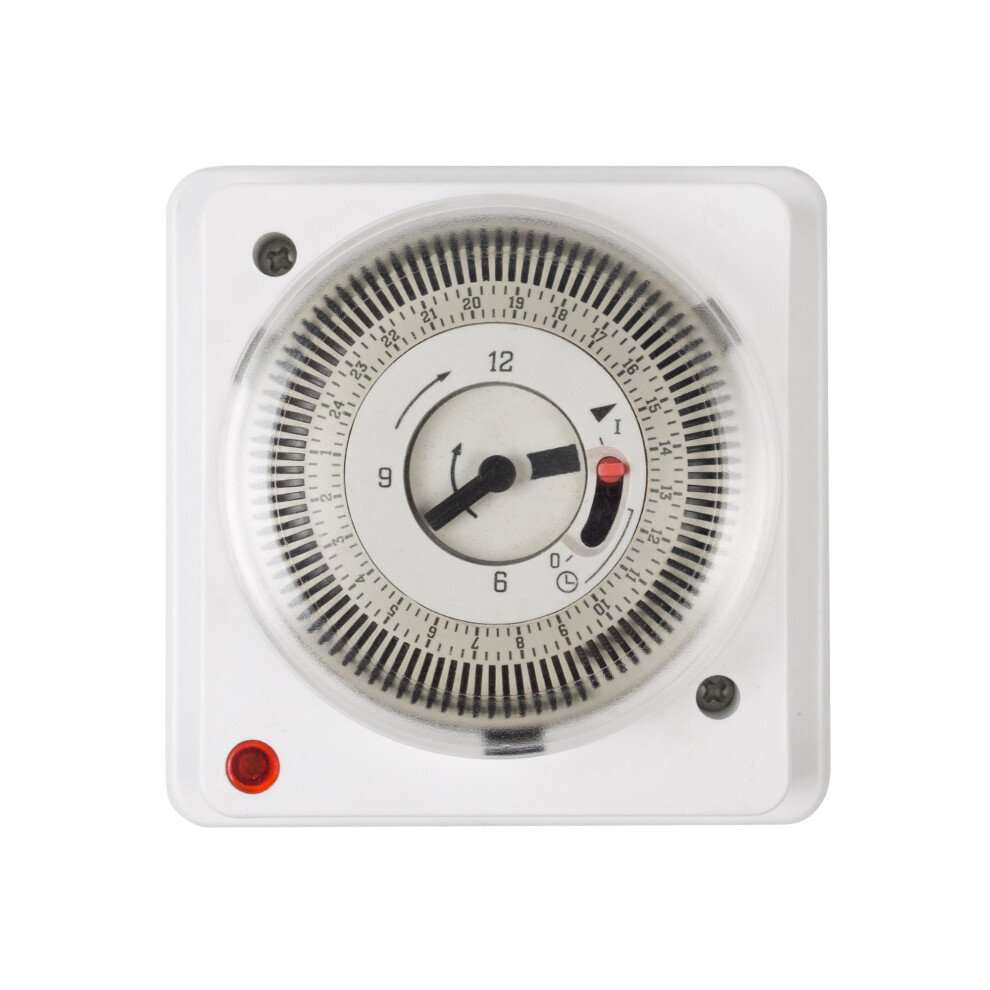 Hbn 24 Hour Indoor Energy Saving Mechanical Immersion Heater Segment Timer Switch With Waterproof Cover, White, 16 Amps 5051221736891