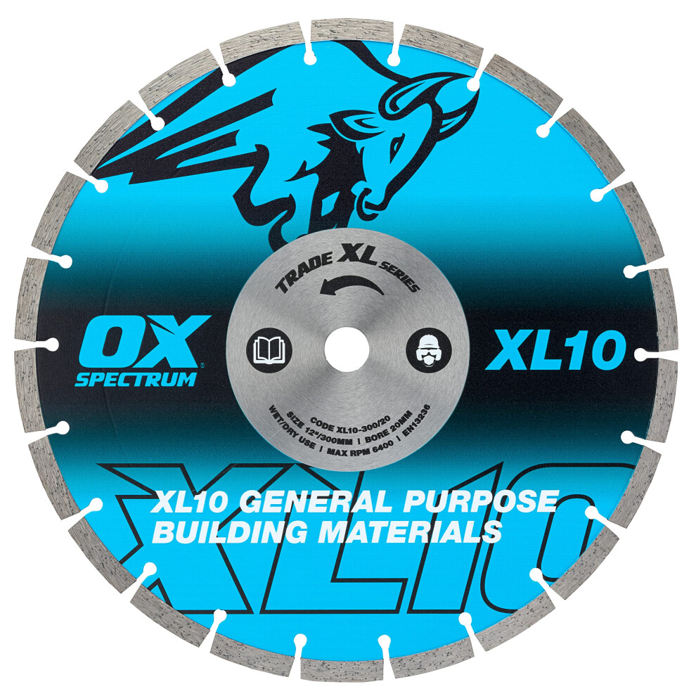 Ox Trade Xl-10 Segmented Diamond Blade - General Purpose - 230/22.23Mm 5051221735962