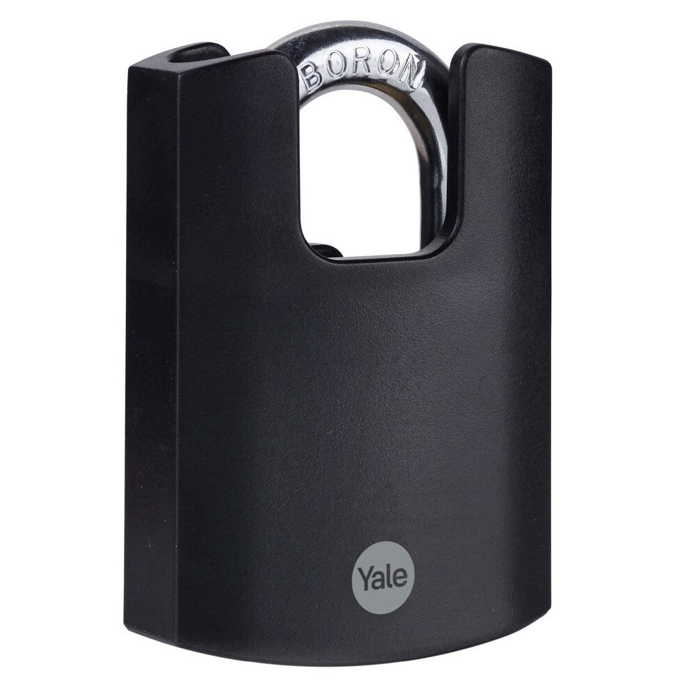 Yale - Y121b/50/132/1 High Security 50Mm Brass Padlock - Closed Boron Shackle - 3 Keys