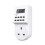 Defender Digital Timer Plug Socket - 24 Hour Programmable Timer Switch with LCD Display - 10 ON/OFF Settings & Random Mode for Indoor Lights and Home 1