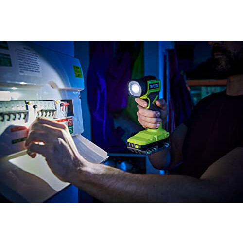 Ryobi RYOBI RLF18-0 18V ONE+ Cordless Flashlight (Bare Tool), Hyper Green 2