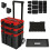 Einhell Einhell E-Case Tower Tool Storage System - 3 Stackable Cases With Wheels And Telescopic Handle - Power Tool Box, Lockable, Protective Storage And 1