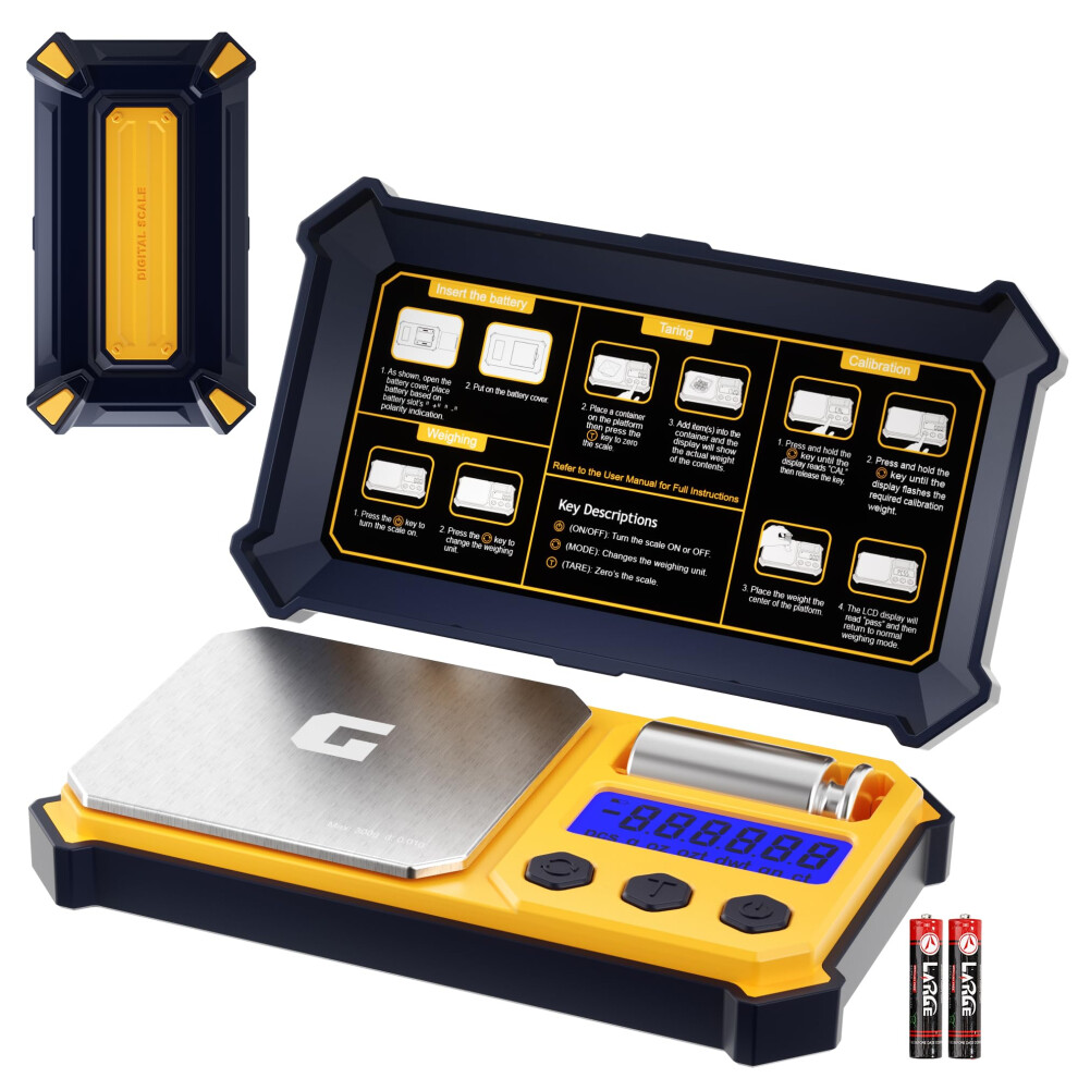 Gram Pres Digital Pocket Gram Scales 300G X 0.01G Accuracy Small Portable Precision Scale With Digital Weight In Grams And Oz For Jewellery, Diamonds, 5051222358788