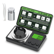 Muaket 0.001g/50g Digital Milligram Scale, Pocket Micro Scales with 7 Units, Mini Gram Scale, High Precision Mg Scale for Powders, Jewelry, Medicine,