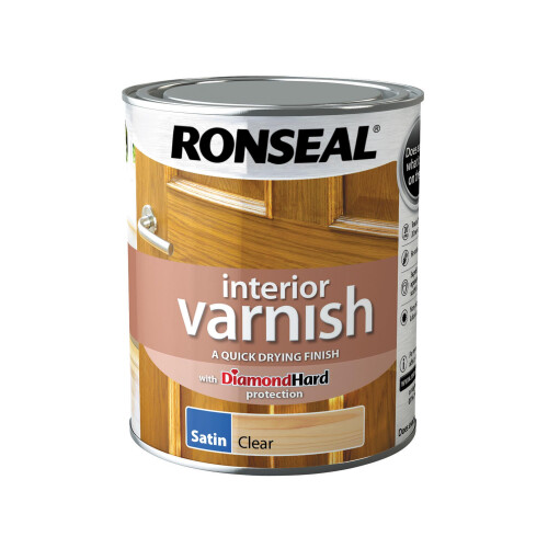 Ronseal Ronseal Interior Varnish Clear Satin 750ml