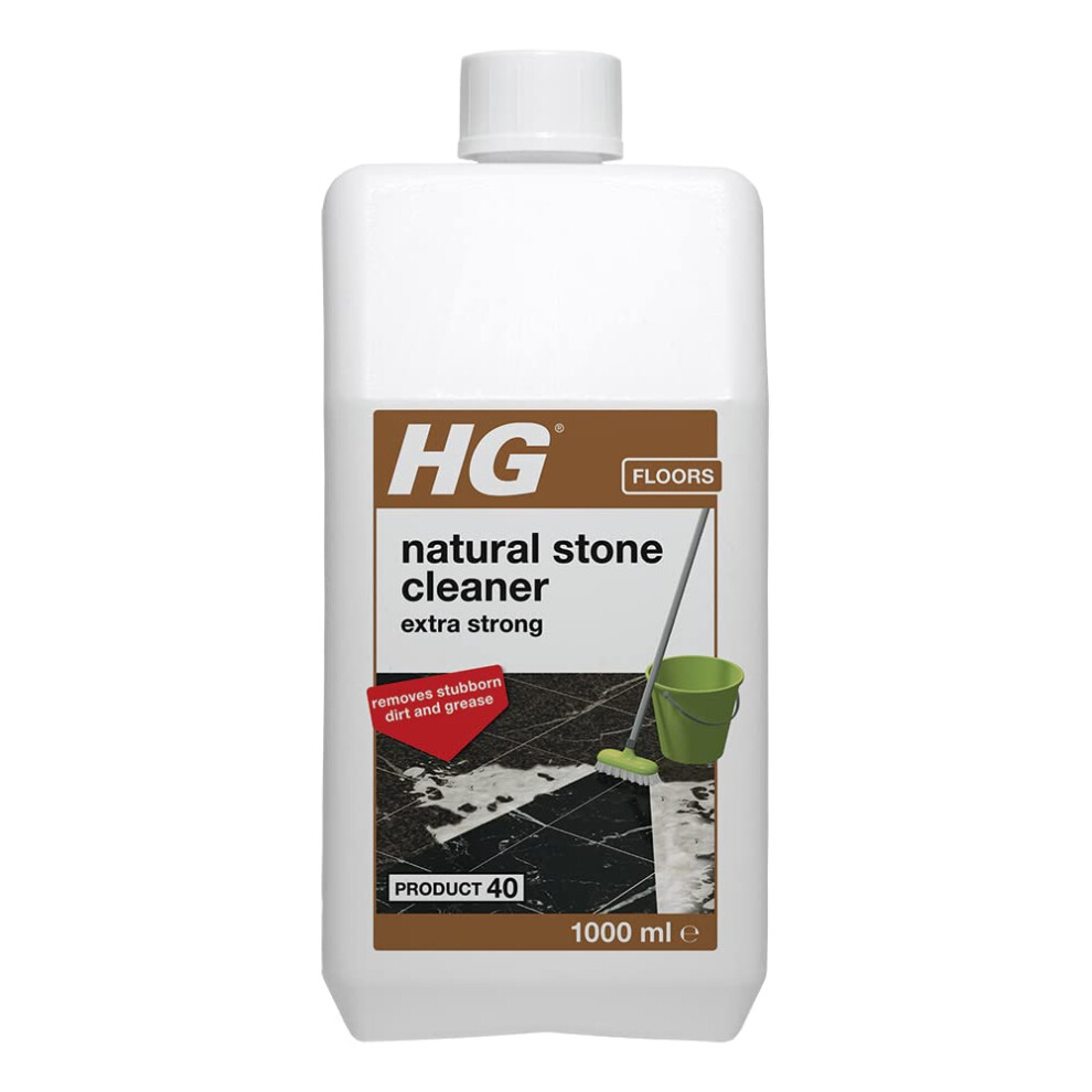 Hg Natural Stone Cleaner Extra Strong, Removes Grease & Dirt, Shine Restoring Stone Floor Cleaner With Polish For Natural Stone & Marble Tiles ? 1