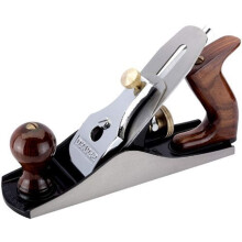 Draper Expert 250mm Smoothing Beech Wood Plane | 50mm Blade Hand Tools | High Carbon Steel Manual Tool | Wooden Handle and Knob | 45241