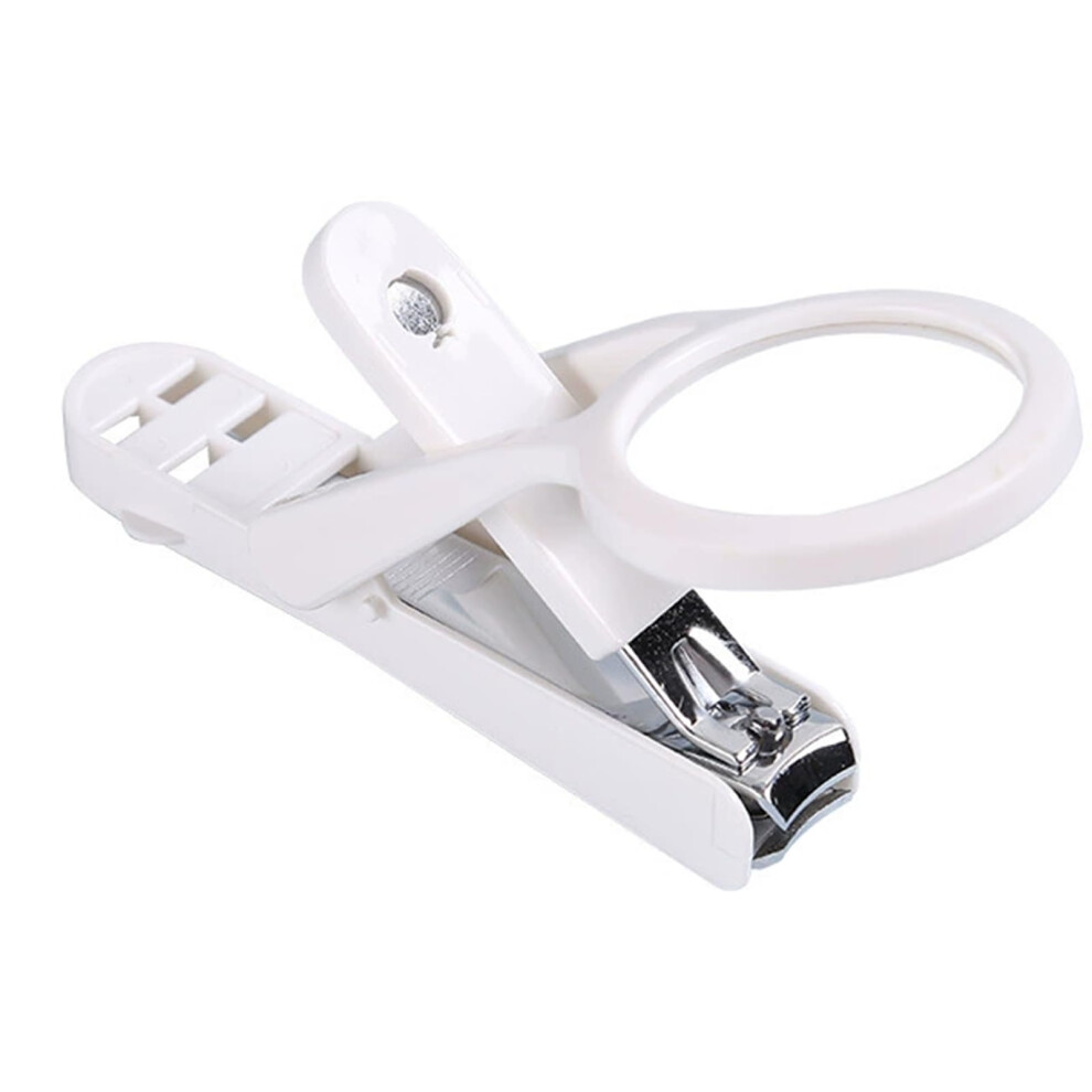 Nail Clippers with Magnifier for Seniors, Stainless Steel Precision Fingernail and Toenail Cutter