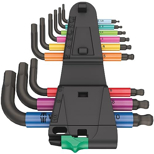 Wera Wera 05133164001 950/9 Hex-Plus Multicolour 2 L-Key Set 1