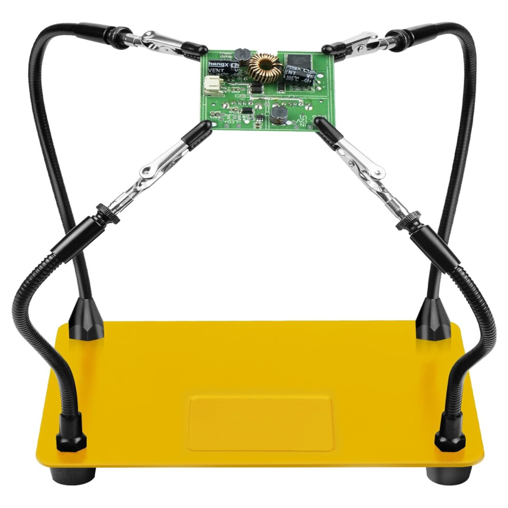Third Hand Soldering, Model Making Accessories, Soldering Pcb Holder Tool, Four Arms Helping Hands Craft Jewellery Hobby Workshop Helping Station 5051221742465