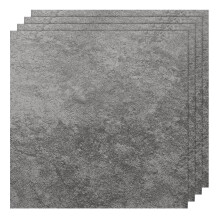 CYEER 40Pcs Vinyl Floor Tiles Self Adhesive, 30x 30cm Peel and Stick Grey Self Adhesive Floor Tiles Marble Effect, Waterproof Vinyl Flooring Stick On