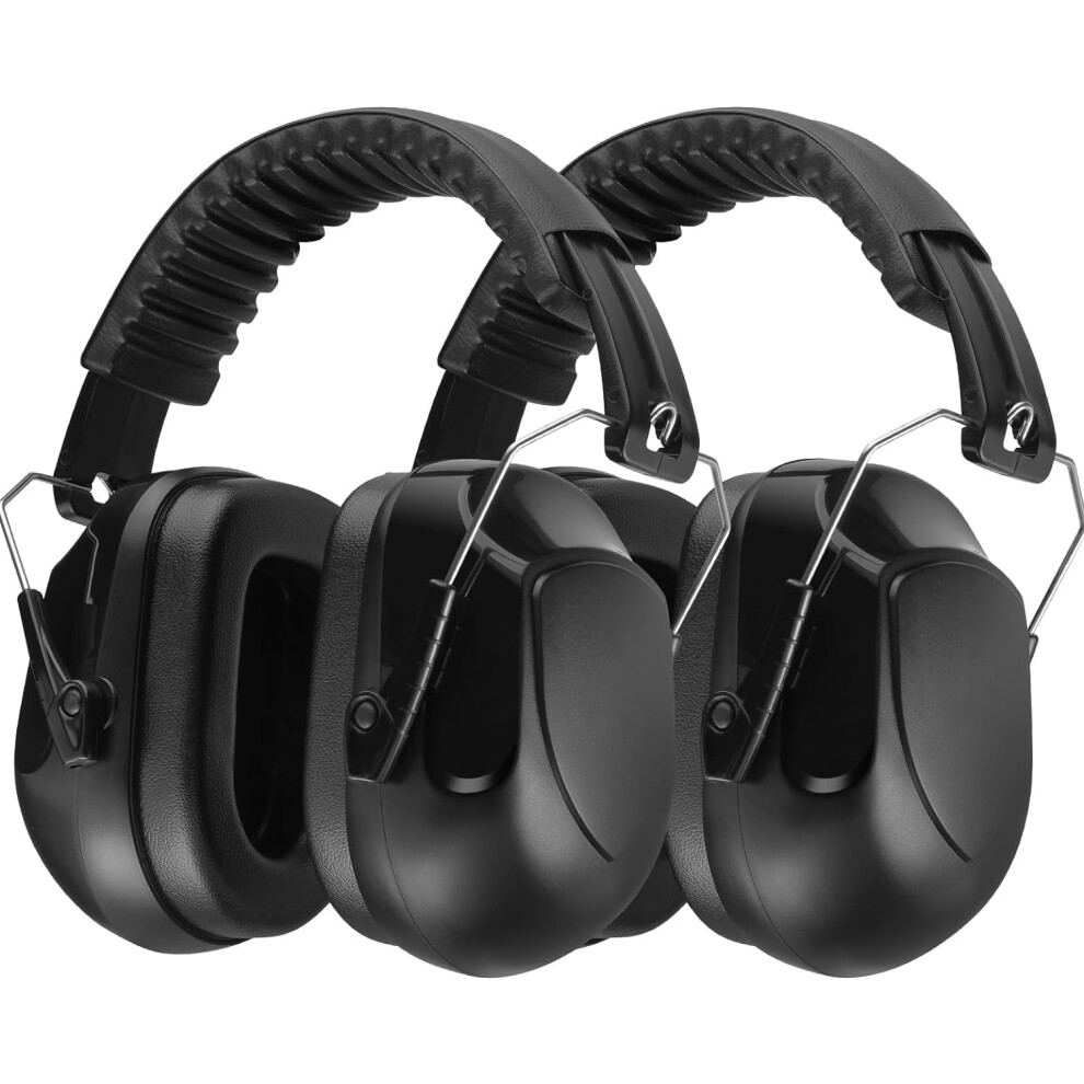 [2Packs] Ear Defenders Adults, Snr 34Db Adult Ear Defenders Noise Cancelling Headphones For Adults Hearing Protection Earmuffs, Sound Blocking Ear 5051222393024