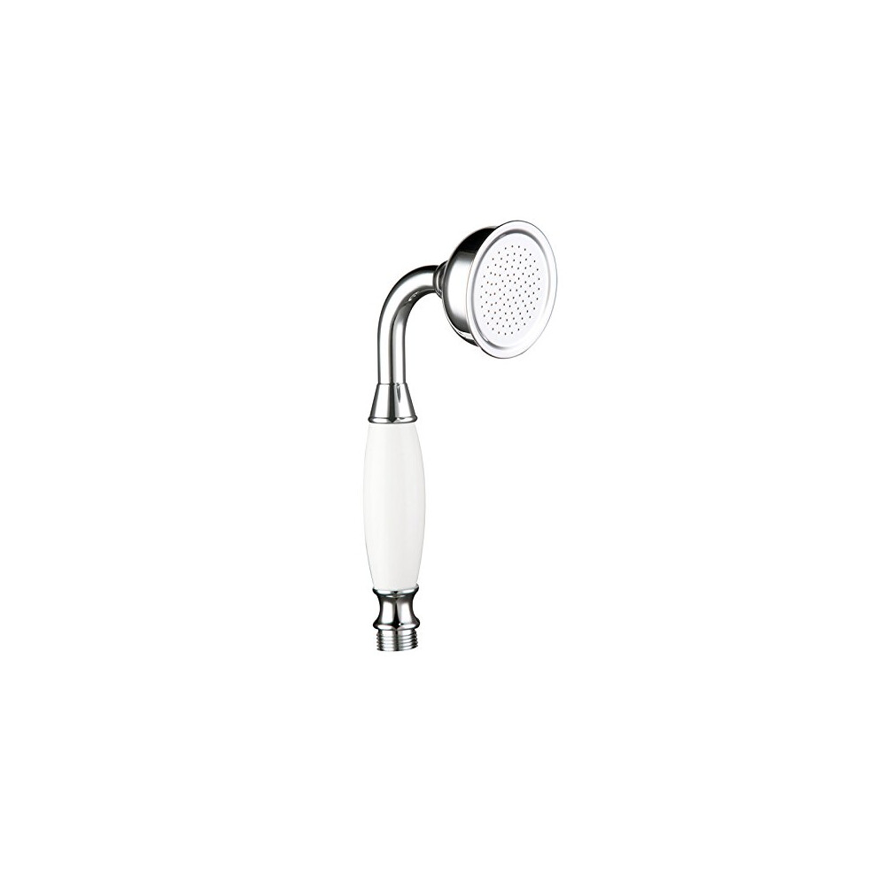 Brass Shower Head Traditional Victorian Style Handheld Shower Sprayer Chrome Polished 5051221747927