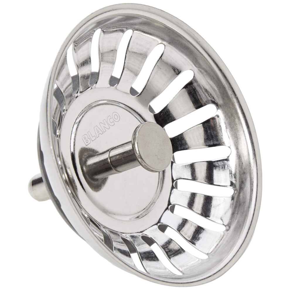 Blanco Filter Basket For Stopper Operation (125590), 79 Mm Strainer Diameter(18 Slots) For 3.5-Inch Drain 5051221746203