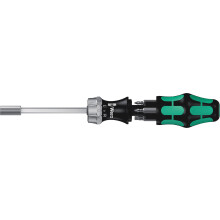 Wera Kraftform Kompakt 27 RA 1 SB Ratcheting Screwdriver & Bits, PH/PZ/SL, 7pc, 05073660001