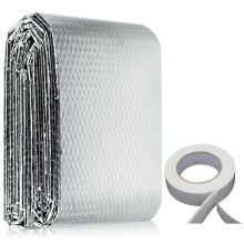 wordmouk Aluminium Bubble Insulation Foil 0.6x5m Heat Reflective Radiator Reflector Foil Thermal Insulation Roll Vapour Barrier Radiator Reflector