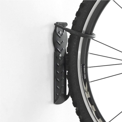 BERHICHAD Bicycle Holders Home Storage Rack Wall Mounted Hanger Hook 2 PCS (Black) 2