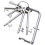 Fire Brigade FB Master Key Set, 6pcs FB1, FB2, FB4, FB5, FB11, FB14 and Drop Key 3