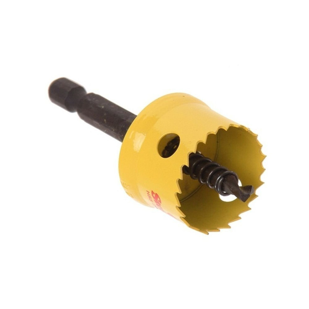 Starrett Hss Bi-Metal Hole Saw - Csc25 Cordless Smooth Cutting Hole Saw - For Wood Plastics Steel Various Materials - 25Mm