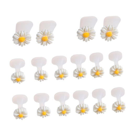 Toe Separators 16 Pcs Soft Rubber Pedicure Toe Spacers Smudge Reusable Nail Polish Tools
