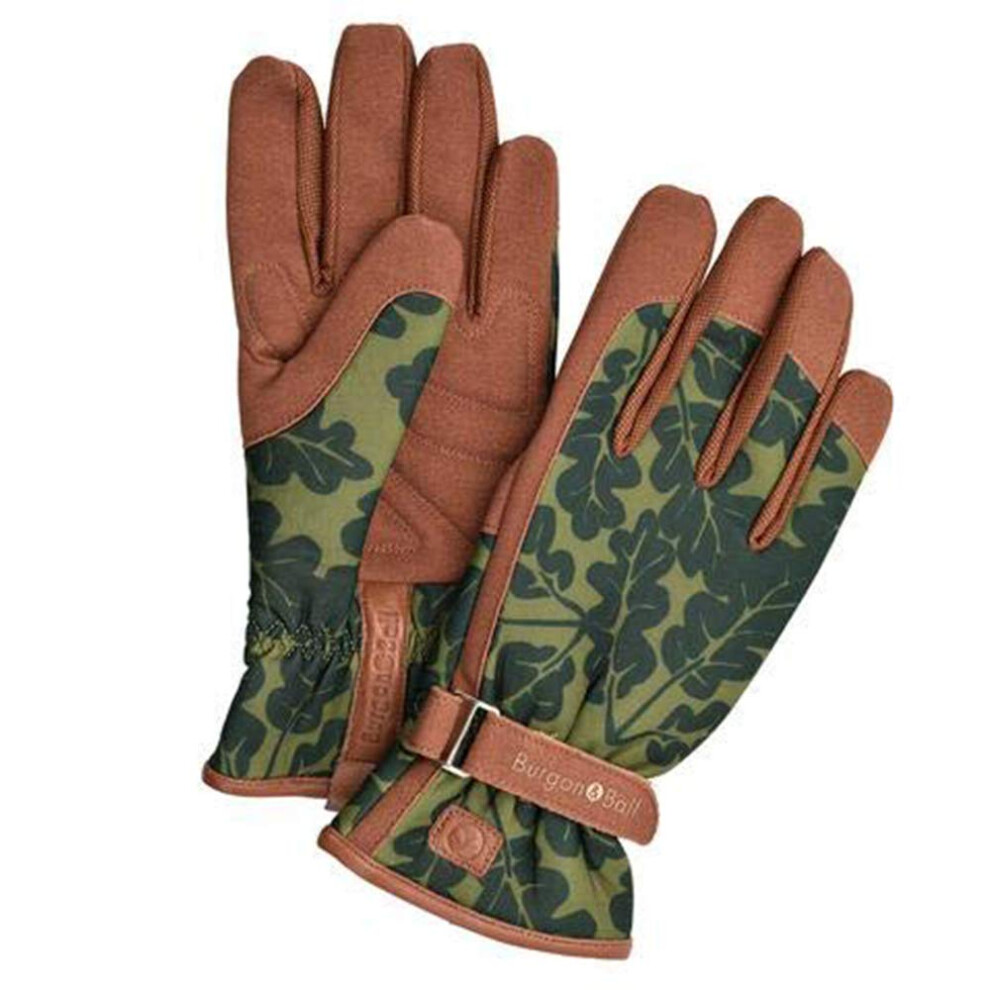 Burgon & Ball Love The Glove Ladies Gardening Gloves, Small/Medium, Oak Leaf Moss 5051222356609