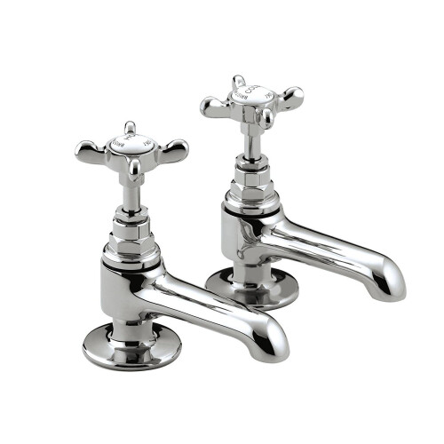 Bristan Bristan N 1/2 C CD 1901 Basin Pillar Taps, Chrome