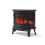 Warmlite Warmlite WL46017 Bath Log Effect Fire with Adjustable Temperature and Flame Controls, 1800W, Black 1