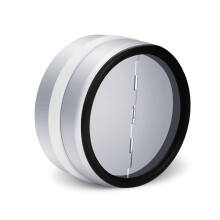 WeCooper 100mm - 4 inch Connector with Backdraught Shutter, Non-Return Damper Flap to Connect Duct Pipe or Flexible Hose Pipe