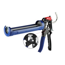 WORKPRO Sealant Caulking Gun, 9:1 & 18:1 Adjustable Thrust Ratio, for Applying 290-310 ml Cartridge Caulks, Sealants, Silicones, Adhesives
