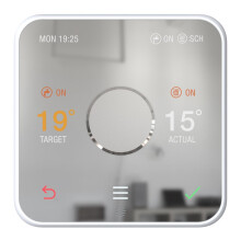 Hive Thermostat for Heating and Hot Water Control (Conventional Boiler) without Hive Hub, White