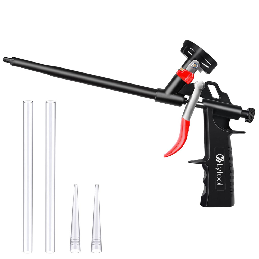 Foam Gun, Lytool Pu Expanding Foam Gun Professional Foam Dispensing Guns, Needn't Cleaner Foam Gun Suitable For Caulking, Filling, Sealing 5051221754383