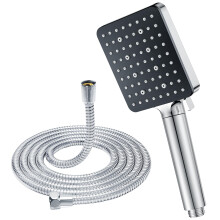 YEAUPE PRO Hard Water Filter Shower Head,High Pressure Bathroom Square Showerheads with Power Wash for Cleaning,6+1 Spray Modes Rainfall for Residual