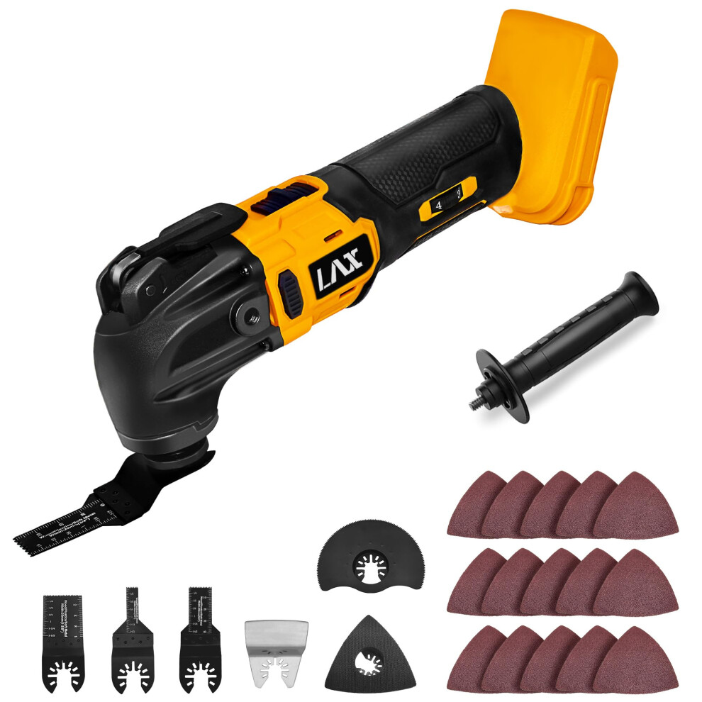 Oscillating Multi Tools For Dewalt 18V Battery, Multi-Use Cutting And Sanding Tool, 4?Oscillation Angle, 6 Variable Speeds, Quick-Fit Blade Design 5051222391976