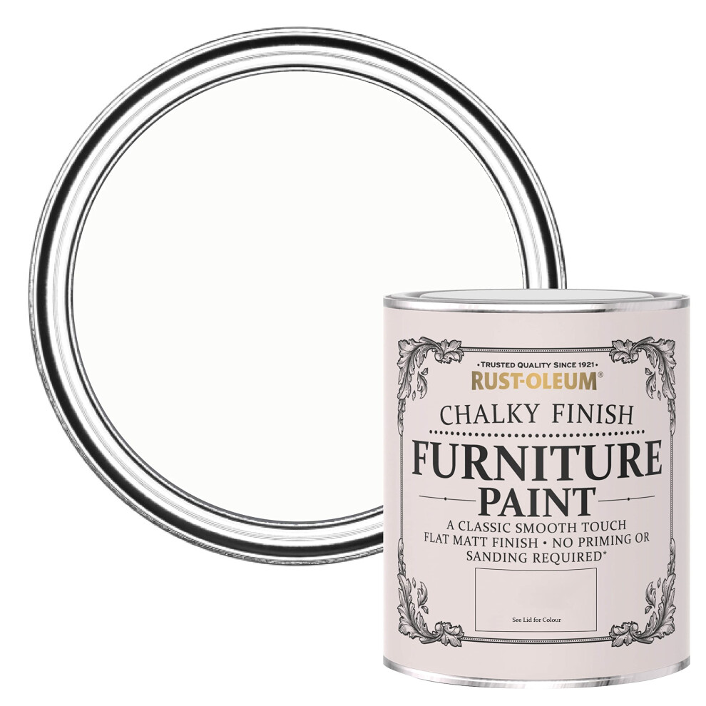 Rust-Oleum Chalky Furniture Paint Chalk 750Ml White