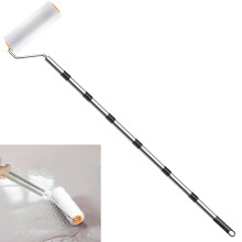 9 Inch Self Leveling Spiked Roller with Extended Adjustable Handle (83in) Ideal for Eliminating Bubbles in Concrete, Epoxy, and a Must - Have Tool for