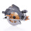 Evolution Power Tools R185CCS Circular Saw with TCT Multi-Material Blade, Cuts Wood, Metal, Plastic & More, Includes Parallel Edge Guide, 0-60? Bevel 1