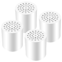 Laicky 4 Pack 20 Stage Shower Filter Universal Replacement Cartridge Hard Water Purifier Removes Chlorine, Heavy Metals, Iron, Other Sediments, Water