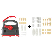 Takker? Easy One-Step Hardwall Picture Frame Hanging Tool Kit - No Tools/Nails Required ? As Seen On Dragon?s Den - Hang On Brick, Tiles, Plaster,