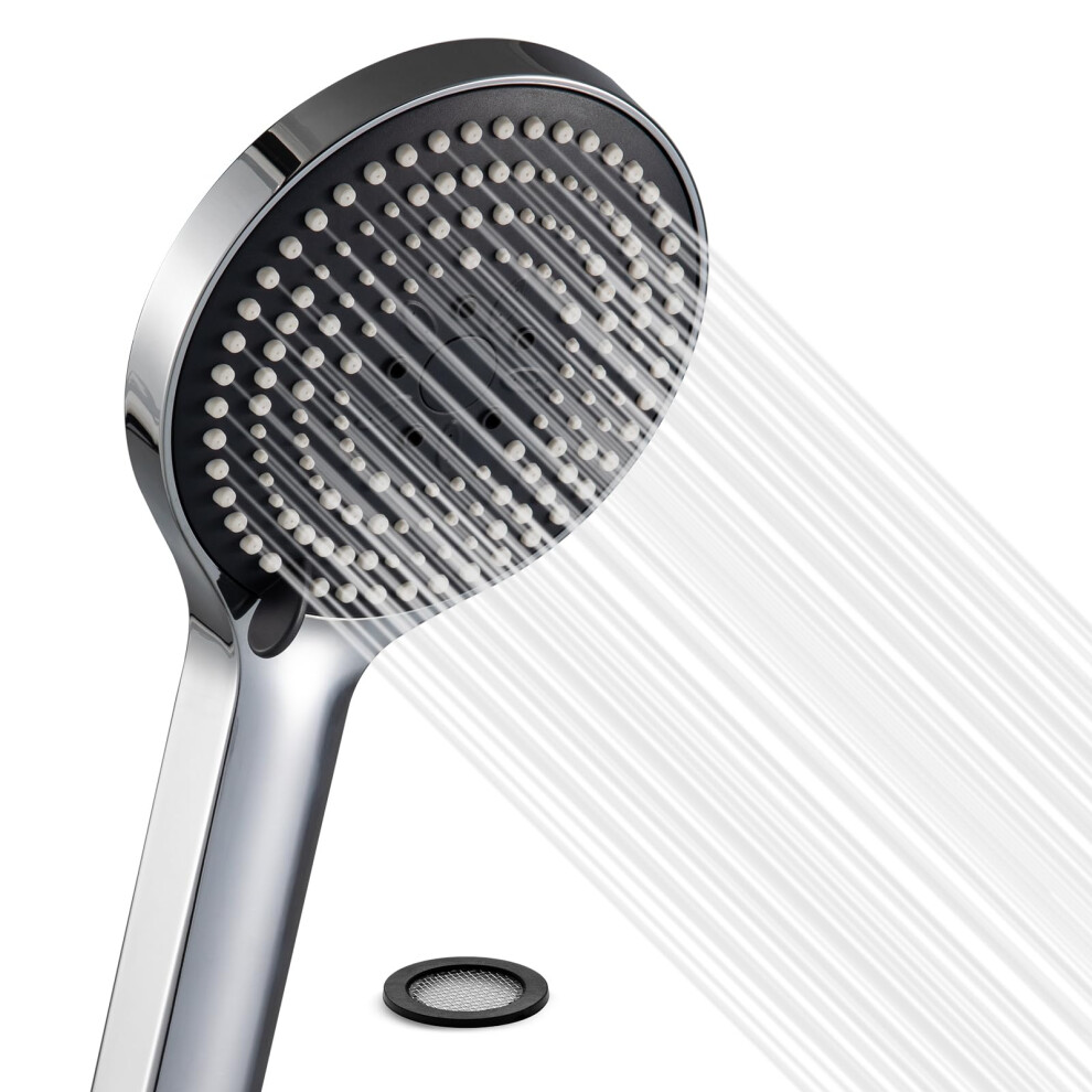 Offo Shower Head,6 Modes Handheld Shower Head Large Powerful Boosting Handheld Showerhead For Low Water Pressure Showerhead,Chrome 5051221762029
